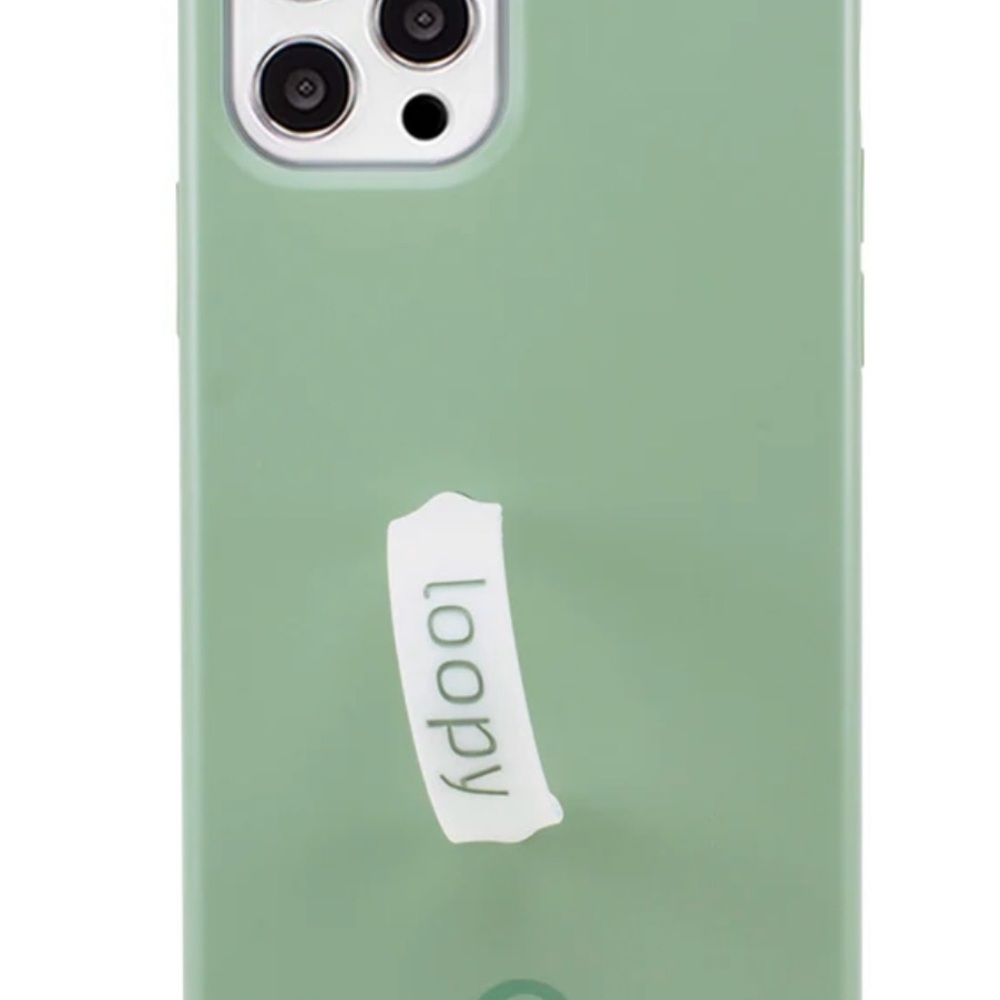 Loopy Sage Green iPhone 12/12 Pro Case